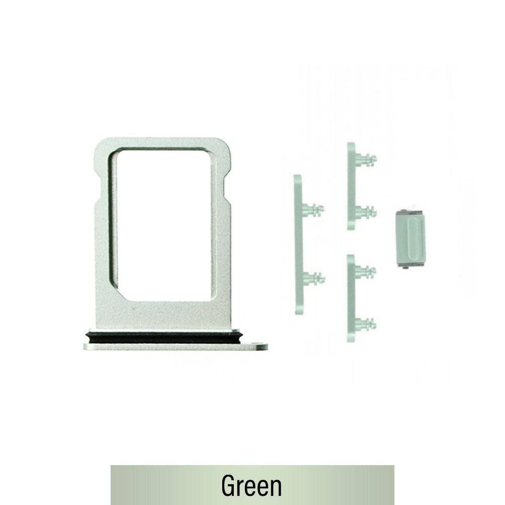 SIM Card Tray and Side Button for iPhone 12 mini-Green SIM Card Tray and Side Button for iPhone 12 mini-Green